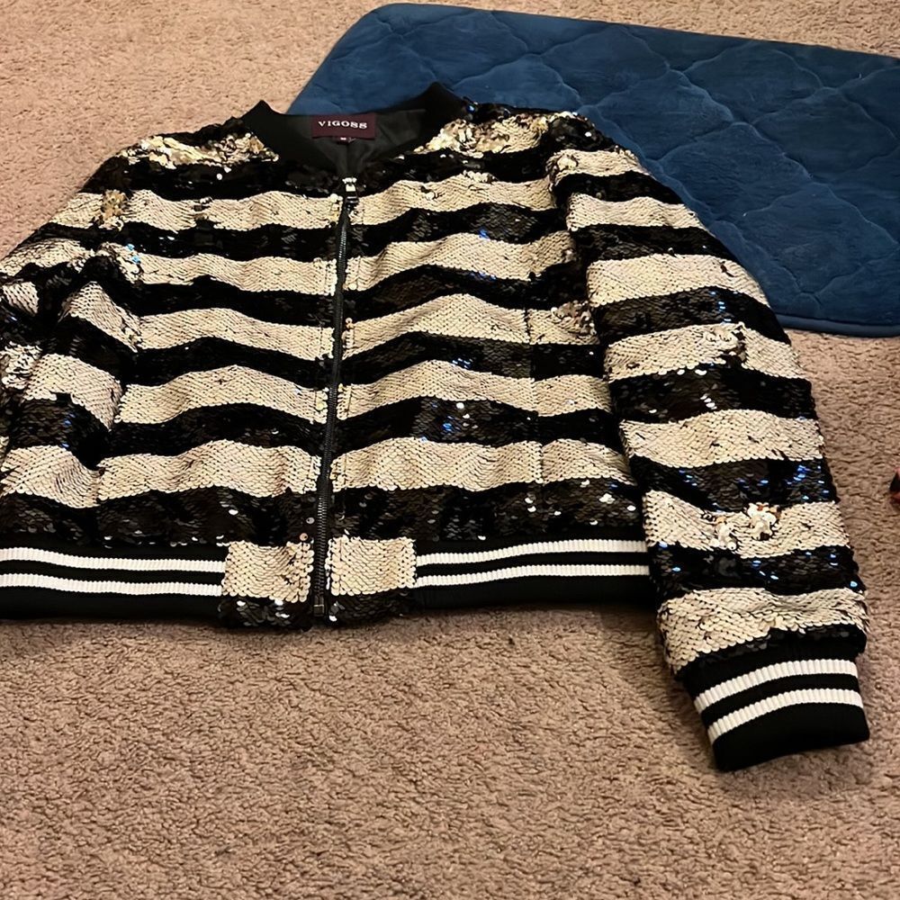 Vigoss sequin jacket M‎ - Picture 2 of 7